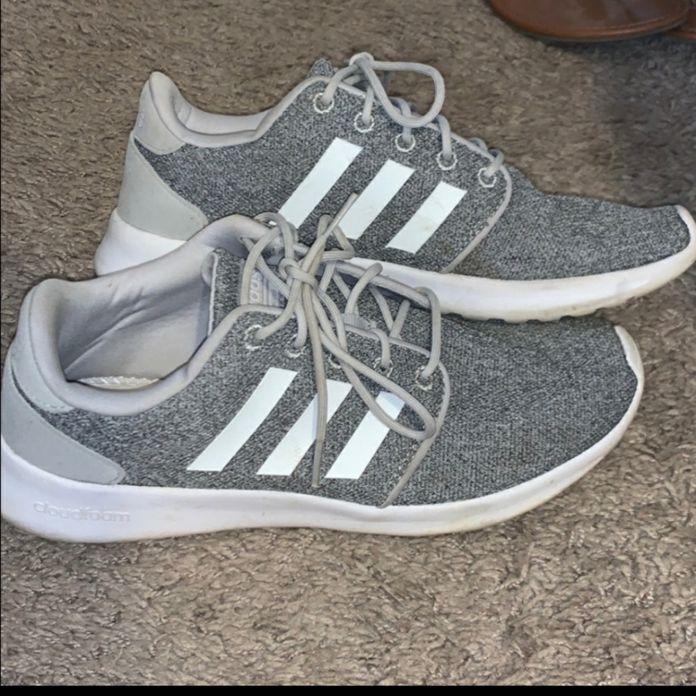 Gray adidas neo sneakers